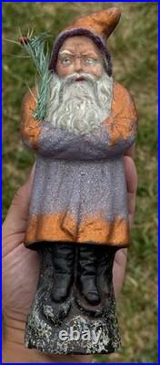 Antique Belsnickle 9 German Santa Copper Lavender Belsnickle Early Belsnickle Antique Belsnickle 9 German Santa Copper Lavender Belsnickle Early Belsnickle
