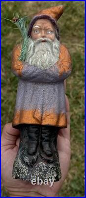 Antique Belsnickle 9 German Santa Copper Lavender Belsnickle Early Belsnickle Antique Belsnickle 9 German Santa Copper Lavender Belsnickle Early Belsnickle