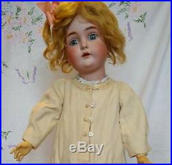 Antique Bisque Doll Kestner 171 Large 26 Size Fabulous Antique Clothing German