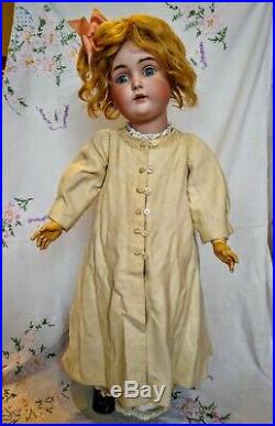 Antique Bisque Doll Kestner 171 Large 26 Size Fabulous Antique Clothing German