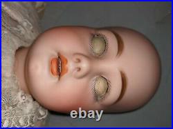Antique Bisque Doll Simon And Halbig 939 No Cracks Silk Dress Sleep Eyes 26