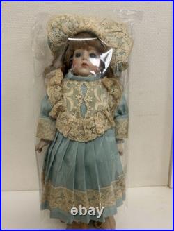 Antique Bisque Doll with Stand Collectible German Doll Vintage Display Piece