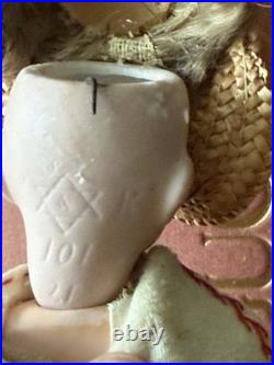 Antique Bisque German Character Simon Halbig KR 101 Marie Doll