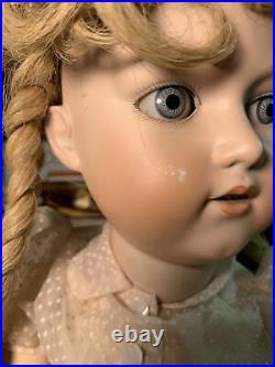 Antique Bisque Head George Borgfeldt GB Doll Germany NUDE 23