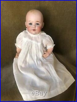 Antique Bisque Kestner Baby Doll Molded Hair 12