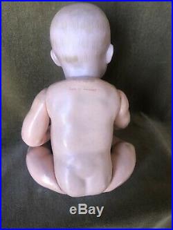 Antique Bisque Kestner Baby Doll Molded Hair 12