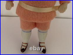 Antique Buster Brown Miniature German All Bisque Doll With Strung Arms 5