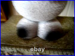 Antique Christmas Snowman German Bobble head candy container+ Santa Boot Contain