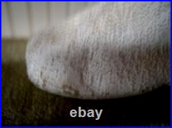 Antique Christmas Snowman German Bobble head candy container+ Santa Boot Contain