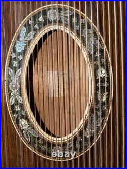 Antique Concert Zither Signed M. Nebel & Bro NY German In Org. Case Vintage R77
