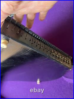 Antique Concert Zither Signed M. Nebel & Bro NY German In Org. Case Vintage R77