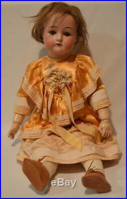 Antique Cuno & Otto Dressel Bisque & Composition 22 Doll Teeth 1912-4 Germany