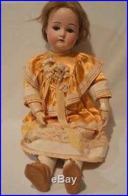 Antique Cuno & Otto Dressel Bisque & Composition 22 Doll Teeth 1912-4 Germany