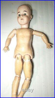 Antique Doll German Bisque 26 Karl Hartman Bj Body