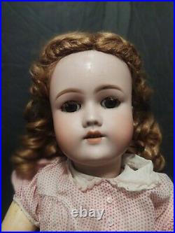 Antique Doll German Bisque Bergman Halbig 23 Original Eyes 17 Piece Body