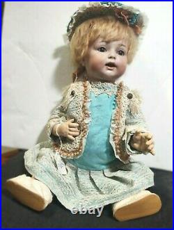 Antique Doll German Doll Character Baby 122 Kr S & H Speaker Body 17