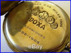 Antique Early 1900s DOXA German. 800 Pocket Watch