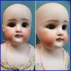 Antique Early Kestner Bisque Shoulder Head Closed Mouth Pouty 13 German Doll