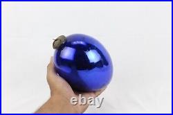 Antique Egg-Shaped German Kugel Ball Vintage Elegance for Christmas Tree Decor