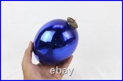 Antique Egg-Shaped German Kugel Ball Vintage Elegance for Christmas Tree Decor