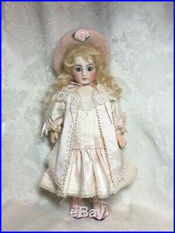 Antique French Closed Mouth EJ Jumeau Face Doll German Sonnenberg Belton 12