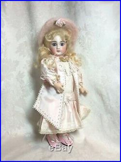 Antique French Closed Mouth EJ Jumeau Face Doll German Sonnenberg Belton 12