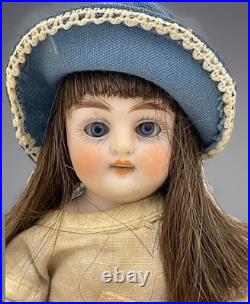 Antique French German Bisque Mignonette Doll Sleep Blue Eyes 6Very Fine
