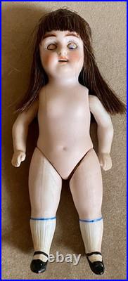 Antique French German Bisque Mignonette Doll Sleep Blue Eyes 6Very Fine