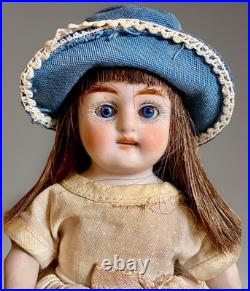 Antique French German Bisque Mignonette Doll Sleep Blue Eyes 6Very Fine