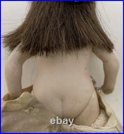 Antique French German Bisque Mignonette Doll Sleep Blue Eyes 6Very Fine
