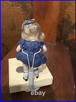 Antique French German Miniature Mignonette Doll All Bisque & Original Lovely