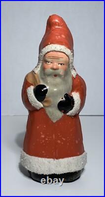 Antique GERMAN CHRISTMAS SANTA CANDY CONTAINER BELSNICKEL