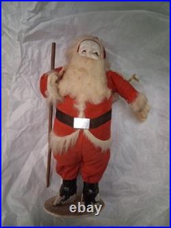 Antique GERMAN JAPAN vintage santa paper mache