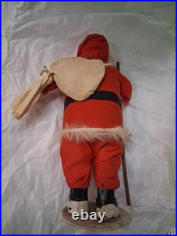 Antique GERMAN JAPAN vintage santa paper mache