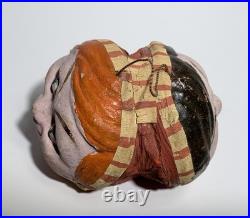 Antique GERMAN PAPER MACHE CHRISTMAS ORNAMENT MAX & MORITZ SQUEAK SQUEEZE TOY