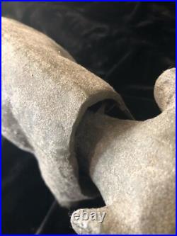 Antique GERMAN SANTA RIDING ELEPHANT NODDING TOY VINTAGE CHRISTMAS