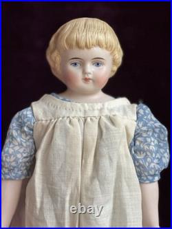 Antique German 10.75 Alt, Beck & Gottschalck Highland Mary Bisque Parian Doll