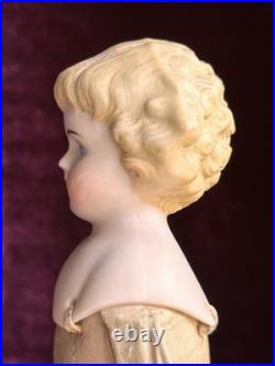 Antique German 10.75 Alt, Beck & Gottschalck Highland Mary Bisque Parian Doll