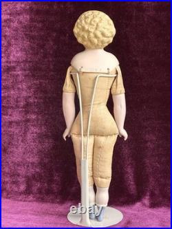 Antique German 10.75 Alt, Beck & Gottschalck Highland Mary Bisque Parian Doll