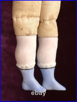Antique German 10.75 Alt, Beck & Gottschalck Highland Mary Bisque Parian Doll
