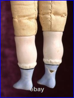 Antique German 10.75 Alt, Beck & Gottschalck Highland Mary Bisque Parian Doll