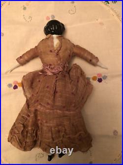 Antique German 11 Flat Top Highbrow China Shoulder Head Doll