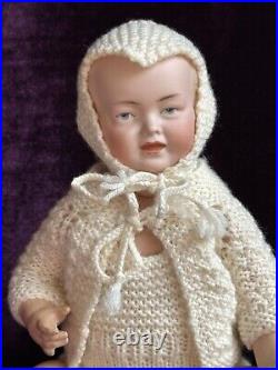 Antique German 11 Kley Hahn 525 Solid Dome Bisque Head Baby Doll Intaglio Eyes