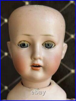 Antique German 14 Gebruder Ohlhaver Revalo Bisque Head Doll