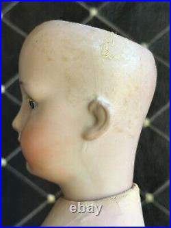 Antique German 14 Gebruder Ohlhaver Revalo Bisque Head Doll