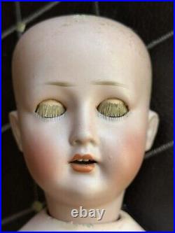 Antique German 14 Gebruder Ohlhaver Revalo Bisque Head Doll