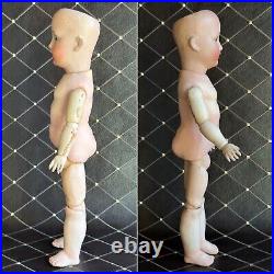 Antique German 14 Gebruder Ohlhaver Revalo Bisque Head Doll