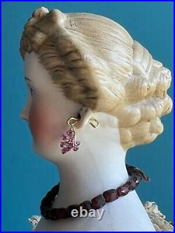 Antique German 15 Countess Dagmar Bisque Head Parian China Head Doll