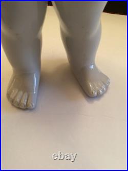 Antique German 15 Frozen Charlie pink tint, brown eyes, brushstrokes Superb