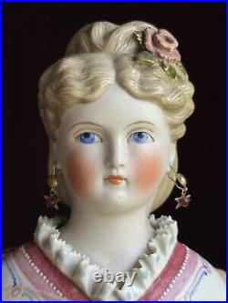 Antique German 16 Dornheim, Koch & Fischer Parian Dresden Parian Fashion Doll